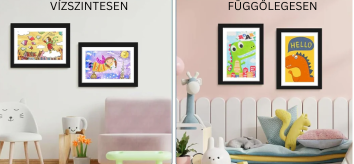 Nyitható Gyerekrajz Képkeret